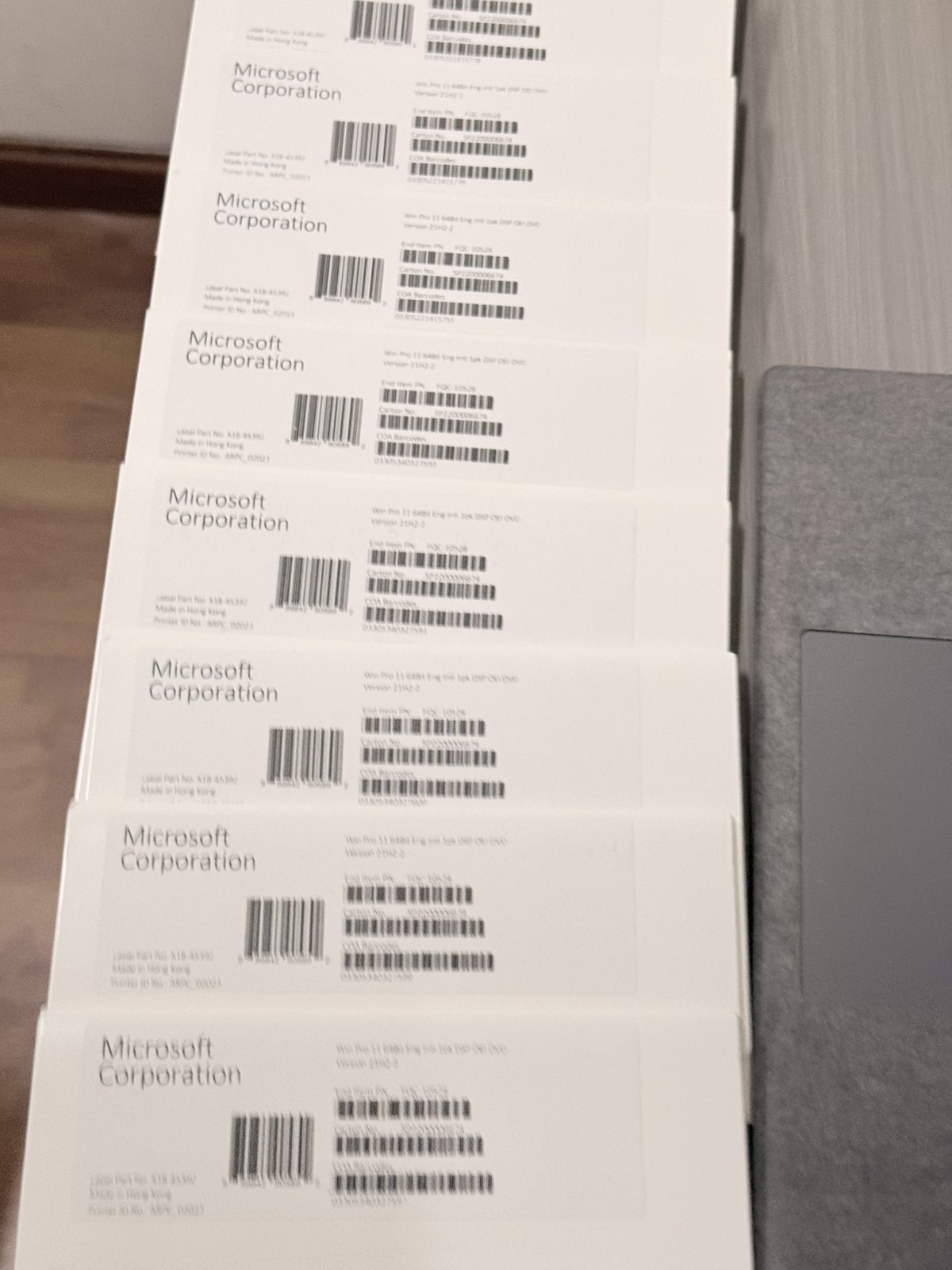 Microsoft License 8
